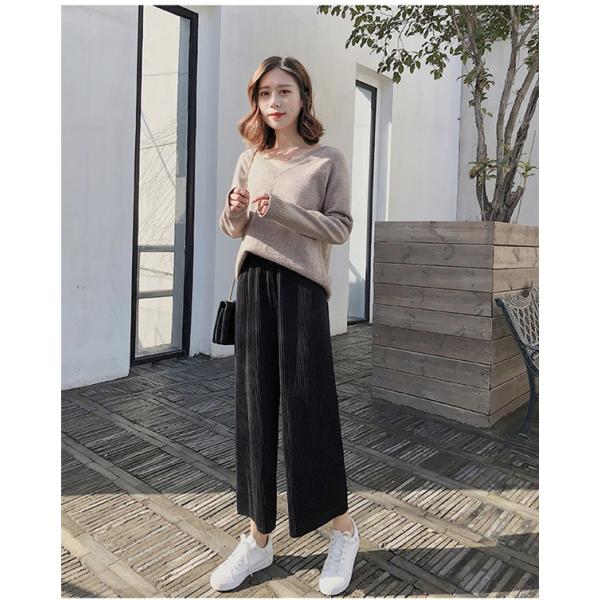 確実 キャプション 贅沢 ガウチョ パンツ 春 Pervo Jp