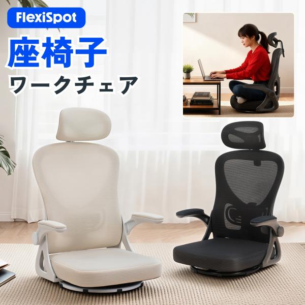 FlexiSpot 座椅子 オフィスチェア 360°回転式 FlexiSpot OC0 デスク