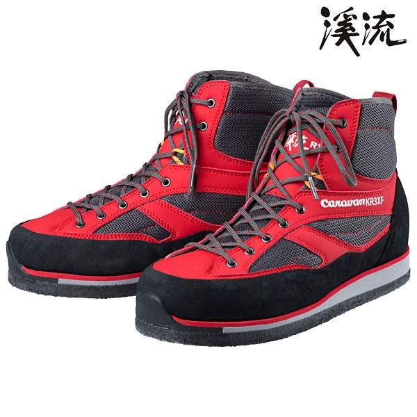 キャラバン ウェーディングシューズ KR_3XF  2E/24.5cm  220(レッド) ウェーディングシューズ キャラバン KR＿3XF 2E/24.5cm 220(レッド