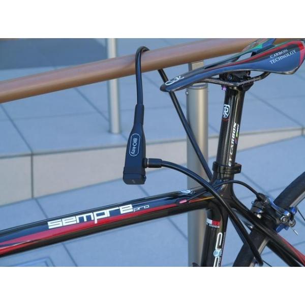 スマート自転車ワイヤーロック BIO-key TouchLock BIKE Pro タッチ
