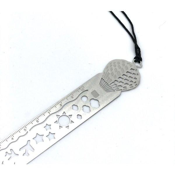 ブックマーク ステンレス 4種類 セット しおり 栞 繊細 軽い 定規 本