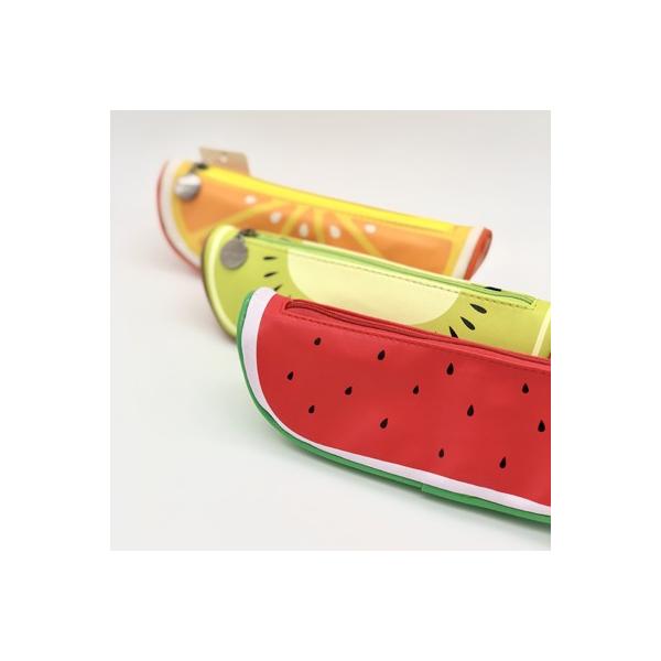 筆箱 ペンケース フルーツ 果物 カラフル フルーツデザイン 文房具 食べ物 ユニーク おしゃれ かわいい カラフル マチ 合皮 デザイン キウイ スイカ オレンジ Lg Pencase Fruits ロジック Logic Yahoo 店 通販 Yahoo ショッピング