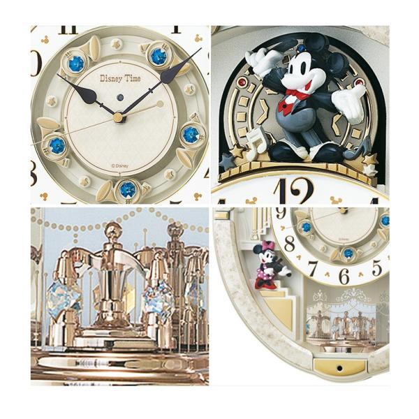 セイコー 掛け時計 ディズニー 壁掛け時計 からくり時計 電波時計 Pulse Lk