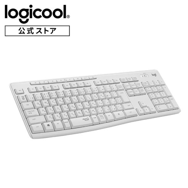 キーボード ロジクール ワイヤレスキーボード K295ow 静音 防水 無線 Unifying Windows Chrome K295 オフホワイト 国内正規品 ロジクール公式ストア 通販 Yahoo ショッピング