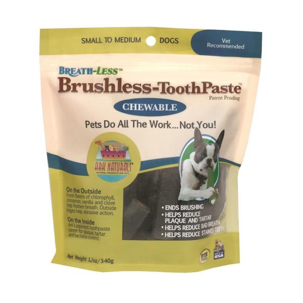 買い物 正規輸入品 Arknaturals アークナチュラルズ ブレスレスチュアブル スモール 犬猫用 デンタルケアガム 340g
