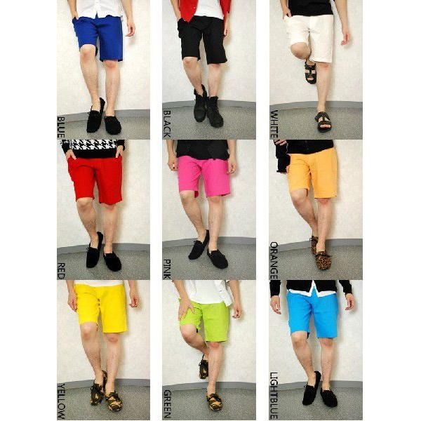 パンツ ショーツ ハーフパンツ メンズ 綿麻 リネン 麻 綿 カラー カラフル 青 ハーパン ショートパンツ カラー ピンク 白 黒 赤 レッド 黄色 Buyee Buyee 日本の通販商品 オークションの代理入札 代理購入