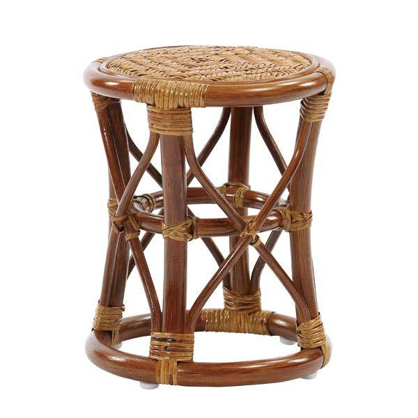 昭和レトロ　籐　ラタン　椅子　スツール 籐椅子 ラタンチェア 籐の家具 一人掛け椅子 籐 ウッドチェア