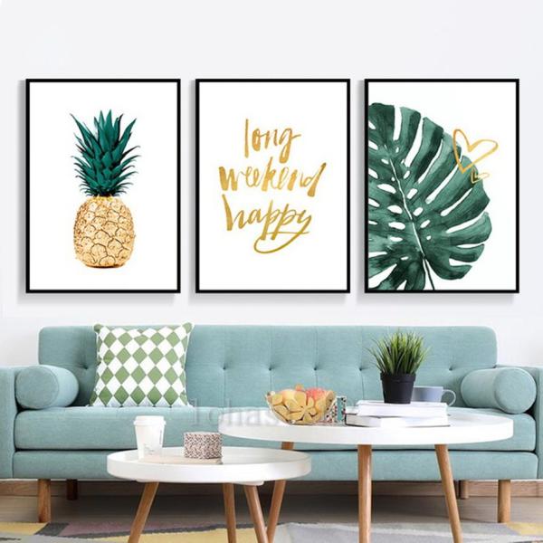 絵画 インテリア 3枚セット ファブリック 絵 植物 パイナップル 人気 30 40cm 壁掛け アートパネル リビング プレゼント アートフレーム 飾る 送料無料 Jj Lohas2号店 通販 Yahoo ショッピング