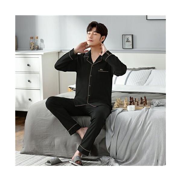 パジャマ メンズ 長袖 綿 前開き セットアップ 春秋 冬用 ルームウェア メンズ パジャマ 上下 セット 大人 紳士 おしゃれ 秋冬 パジャマ メンズ 大人 Phsbaudqrs 下着 靴下 部屋着 Currierforcommissioner Org