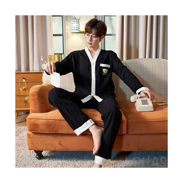 パジャマ メンズ 長袖 綿 セットアップ 春秋 冬用 ルームウェア 前開き メンズ 上下 セット 大人 紳士 おしゃれ パジャマ メンズ 大きいサイズ 91qmi3zdvm 下着 靴下 部屋着 Windowrevival Co Nz
