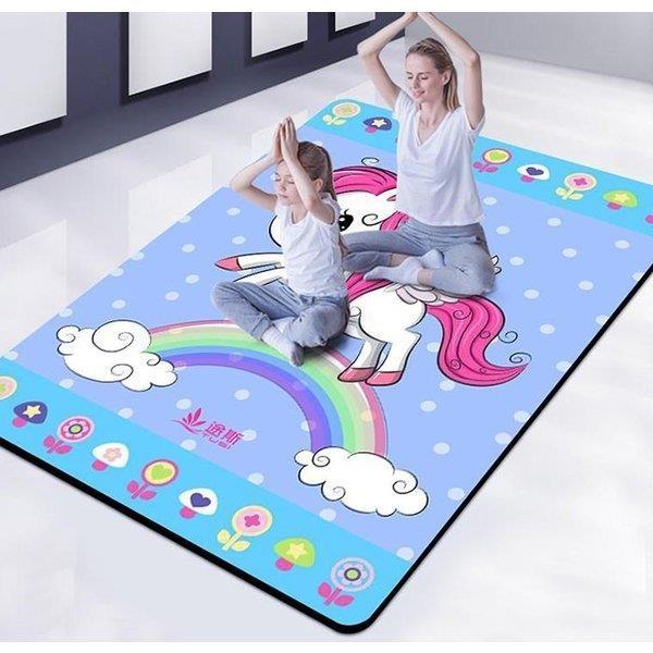 ヨガマット 10mm ピラティス トレーニングマット ダイエット器具 軽い 滑り止め ストレッチマット ホットヨガ Supersport Tn