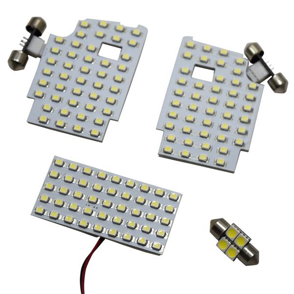 MAZDA デミオ DJ系　マツダ2 MAZDA2  (3BA 5BA 6BA 3DA)　LEDルームランプ 147連 SMD 純白 LEDライト ホワイト 【