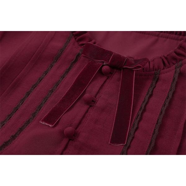 ロリータ ハイウエスト長袖ワンピース シンプル リボン 甘ロリ 姫ロリ 黒ロリ Buyee Buyee 日本の通販商品 オークションの代理入札 代理購入