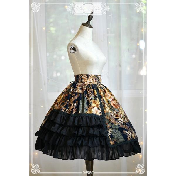 ロリータ ヨーロッパ風 スカート ハイウエスト フリル 花柄 膝丈 ゴスロリ ロリィタ ロリータファッション S M L Xl 444 Buyee Buyee Japanese Proxy Service Buy From Japan Bot Online