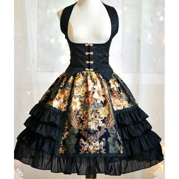 ロリータ ヨーロッパ風 スカート ハイウエスト フリル 花柄 膝丈 ゴスロリ ロリィタ ロリータファッション S M L Xl 444 Buyee Buyee Japanese Proxy Service Buy From Japan Bot Online
