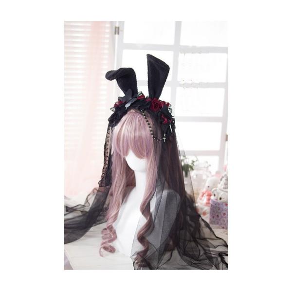 ロリータファッション うさ耳カチューシャ ベール 甘ロリ 黒ロリ うさぎ レース ブラック 可愛い ロリータ ヘッドドレス Cnalb461 Buyee Buyee Japanese Proxy Service Buy From Japan Bot Online