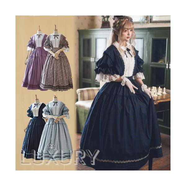 新品 レディース ロリータワンピース 4色【711】 新品 レディース ロリータワンピース 4色【711】