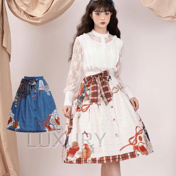 ワンダフルワールド♡ピコ加工 ミニ丈フレアスカート フリル