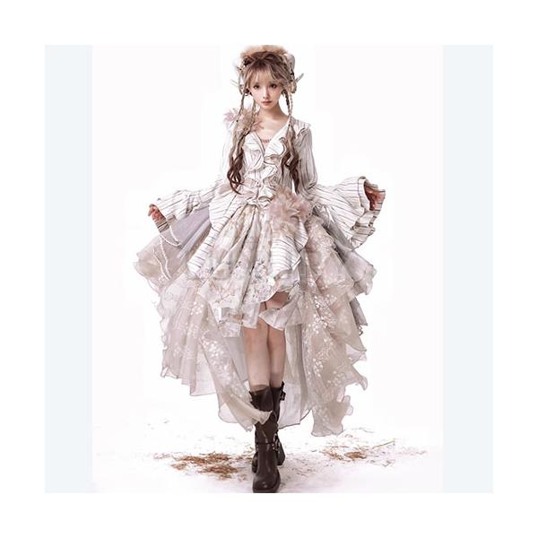 クラシカルロリータ ジャンパースカート +ジャケット セット