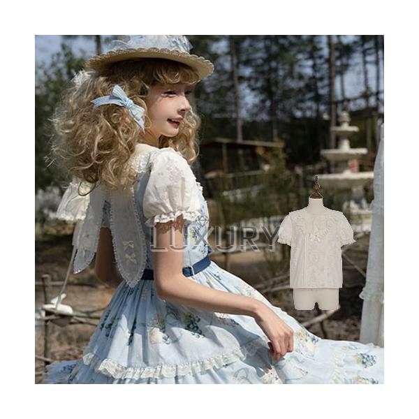 クラシカルロリータ クラロリ 半袖 ブラウス のみ ナチュラル 上品