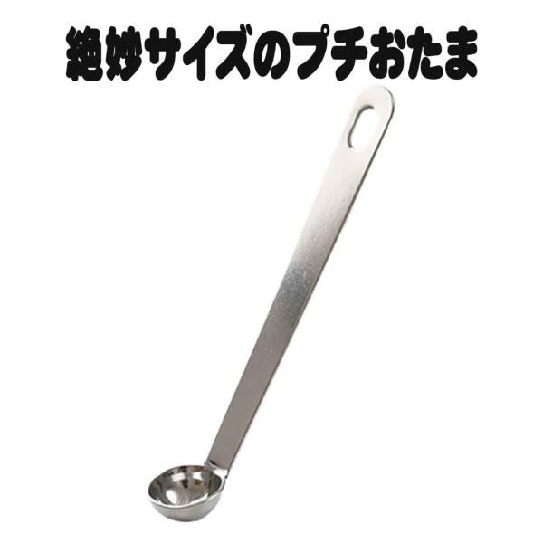 絶妙サイズのおたま ミニスプーン 薬味スプーン ステンレス 燕三条
