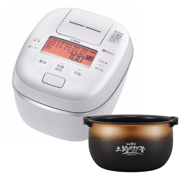 タイガー魔法瓶(TIGER) 炊飯器 5.5合 圧力IH式 WEB限定】 タイガー魔法瓶(TIGER) 炊飯器 5.5合 圧力IH式 ご泡火炊き