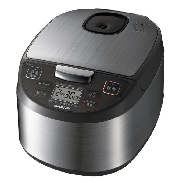 シャープ炊飯器 5.5合 黒圧釜 球面炊き KS-S10J-S loloefigo_2720250901233831