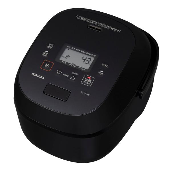 TOSHIBA(東芝) 炊飯器 炎匠炊き 5.5合 RC-10VRV(K) グランブラック