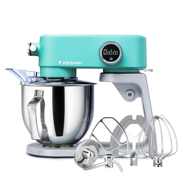 【2025年版アップグレード】Kitchenin スタンドミキサー ステンレス製アタッチメント 4点セット 多機能アタッチメント対応 タイマー機能 Kitchenin スタンドミキサー ステンレス製アタッチメント 4点セット 多