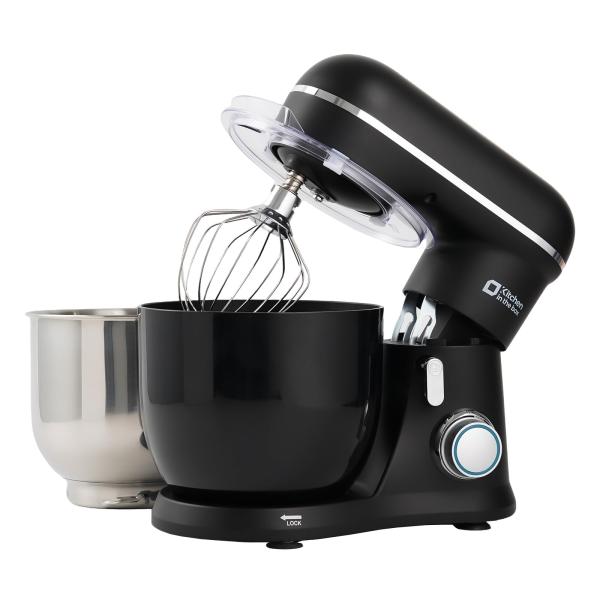 Kitchen in the box スタンドミキサー 3.5L+3.5Lダブルボウル コンパクト 卓上ミ
