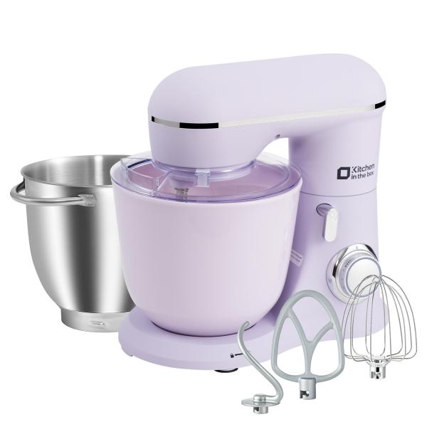 Kitchen in the box スタンドミキサー 4.5L+5Lダブルボウル 大容量 卓上ミキサー