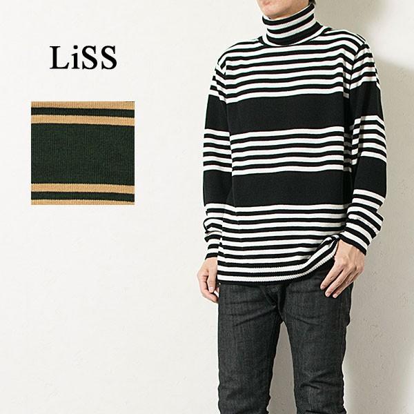 ボーダー タートルネックセーター Border Turtle Knit リス Liss メンズ London Game 通販 Yahoo ショッピング