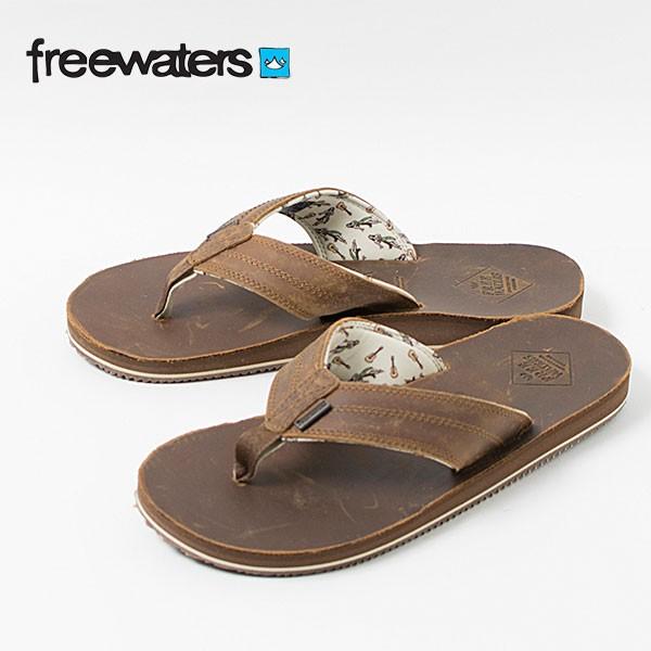 Freewaters フリーウォータース レザーサンダル Open Country Fw Open Country London Game 通販 Yahoo ショッピング