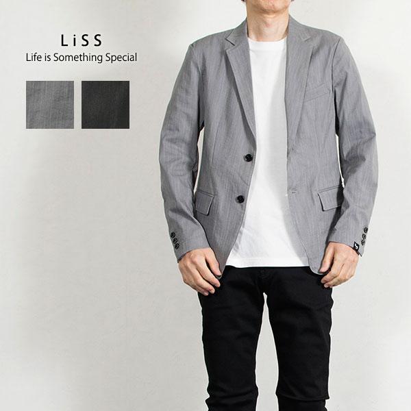 LiSS（リス） シャンブレー ストレッチ テーラードジャケット CHAMBRAY