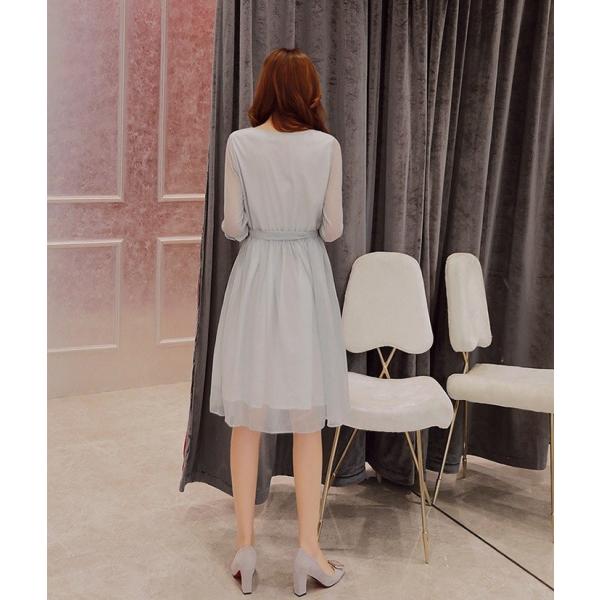 ワンピース チュニック ひざ丈 五分袖 七分袖 清楚 お出かけ 同窓会 お嬢様 結婚式 シフォン パーティー 夏 大人 上品 レース 体型カバー 膝丈 ロングワンピース Buyee Buyee Japanese Proxy Service Buy From Japan Bot Online