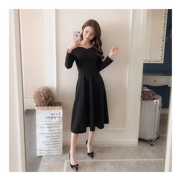 ワンピース ひざ丈 長袖 フレア 肩出し ワンピースドレス 冠婚 結婚式 二次会 パーティードレス プチプラ ドレス お出かけ きれいめ 代 30代 Buyee Buyee 일본 통신 판매 상품 옥션의 대리 입찰 대리 구매 서비스