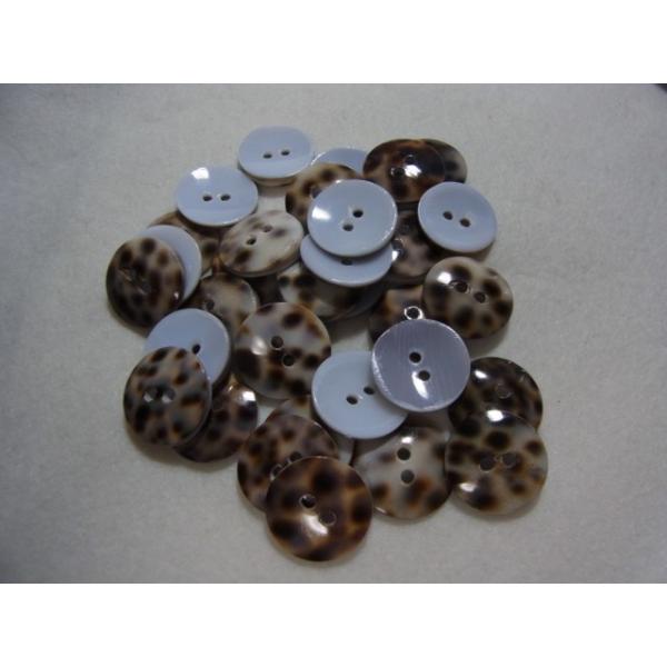 珍しい貝ボタン！タイガーシェルボタン　18ｍｍ