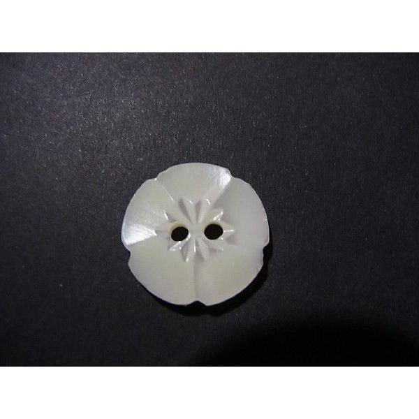 高瀬貝釦ウメ型　20ｍｍ