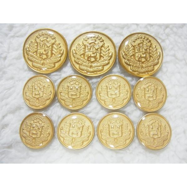 メタルボタンセット　ブレザージャケットスーツセット　21ｍｍ3個15ｍｍ8個セット
