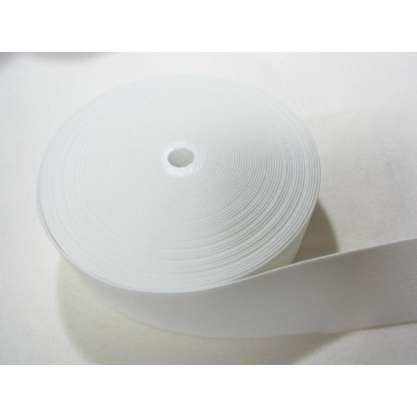 ・一流アパレルメーカー様にも採用して頂いている高級ソフトオペロン平ゴムです。・ポリウレタンを使用していますので、洗濯やタンブラー乾燥に対して従来の生ゴム使用の平ゴムよりも長持ちします。・素材はポリエステル83％、ポリウレタン17％です。・1...