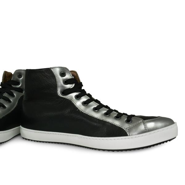 オロビアンコ ハイカットスニーカー メンズ 黒 銀 本革 サイドジップ サイドファスナー 靴 Buyee Buyee Japanese Proxy Service Buy From Japan Bot Online
