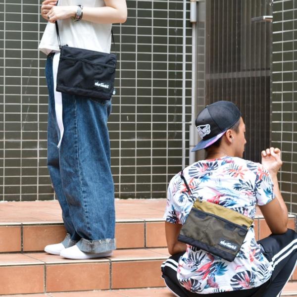 サコッシュ メンズ レディース ワイルドシングス ショルダーバッグ 黒 