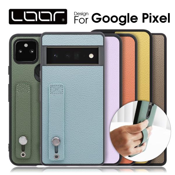 LOOF Macaron Series Google Pixel ケース カバー 手帳型ケース 本革 ベルト付き 落下防止 大容量カード