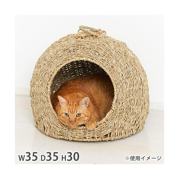 キャットハウスバスケット　猫ちぐら　ペットハウス ちぐら 中 キャットハウス ねこハウス 猫用ベッド ペットベッド 猫