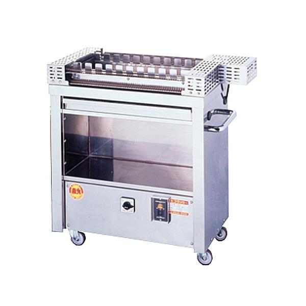 電気グリラー 幅850×奥行400×高さ840mm ちくわ焼機 グリル 回転式 調理