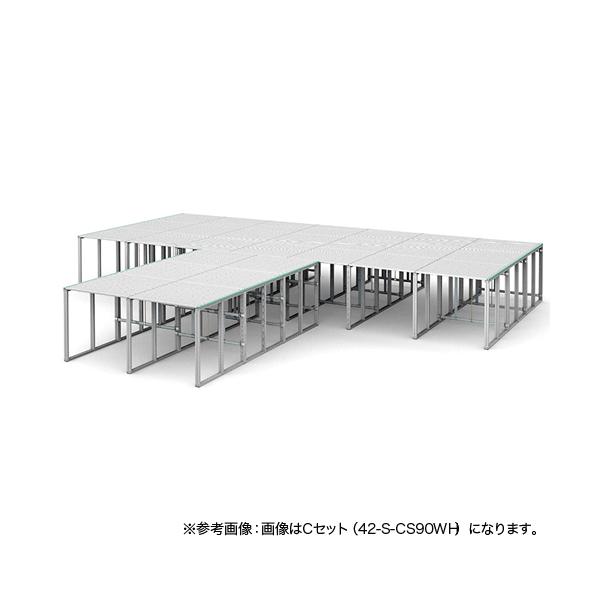 設営・撤去が簡単な折りたたみ式アルミステージセット！工具がいらず、装着の蝶ネジを絞め、天板をのせるだけの簡単組立！花道付きタイプのステージです。錆に強く、床を傷つけないので屋内でも屋外でも安心してご使用いただけます。折りたたんで収納できるの...