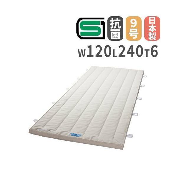 三和体育の品質確かな体操マット！三和体育の合成スポンジは密度が高いので、ヘタリが遅く、丈夫で長持ちします。ディロス加工により、抗菌防臭、消臭、防カビ効果に期待できます。移動に便利な取っ手付き、持ち運びにも便利です。教育施設や運動施設で活躍し...