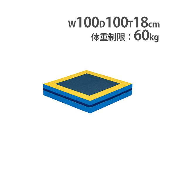 スプリングとポリエチレンフォームの積層により安全に配慮したジャンプ＆スプリングマットです。跳ねたり、足踏みしたり、バランス感覚を養えます。商品番号TL-H7344完成品(新品)※配送の注意事項がございます。※中央のメッシュ部分で運動を行って...