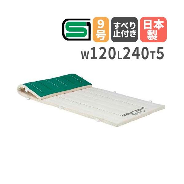 安心のSGマーク取得商品！定番の合成スポンジマットに指導ラインをプラスした体操マットです。三層式のコンビネーション素材で、湿気に強く弾力性に優れ、着地時の衝撃を和らげます。裏面には滑り止め付きで安心です。商品番号TL-T1332完成品(新品...