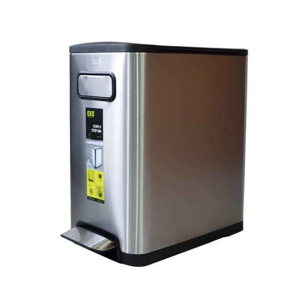 EKO（イーケーオー） ゴミ箱 ペダル式 20L 屋内用 角型 ダストボックス
